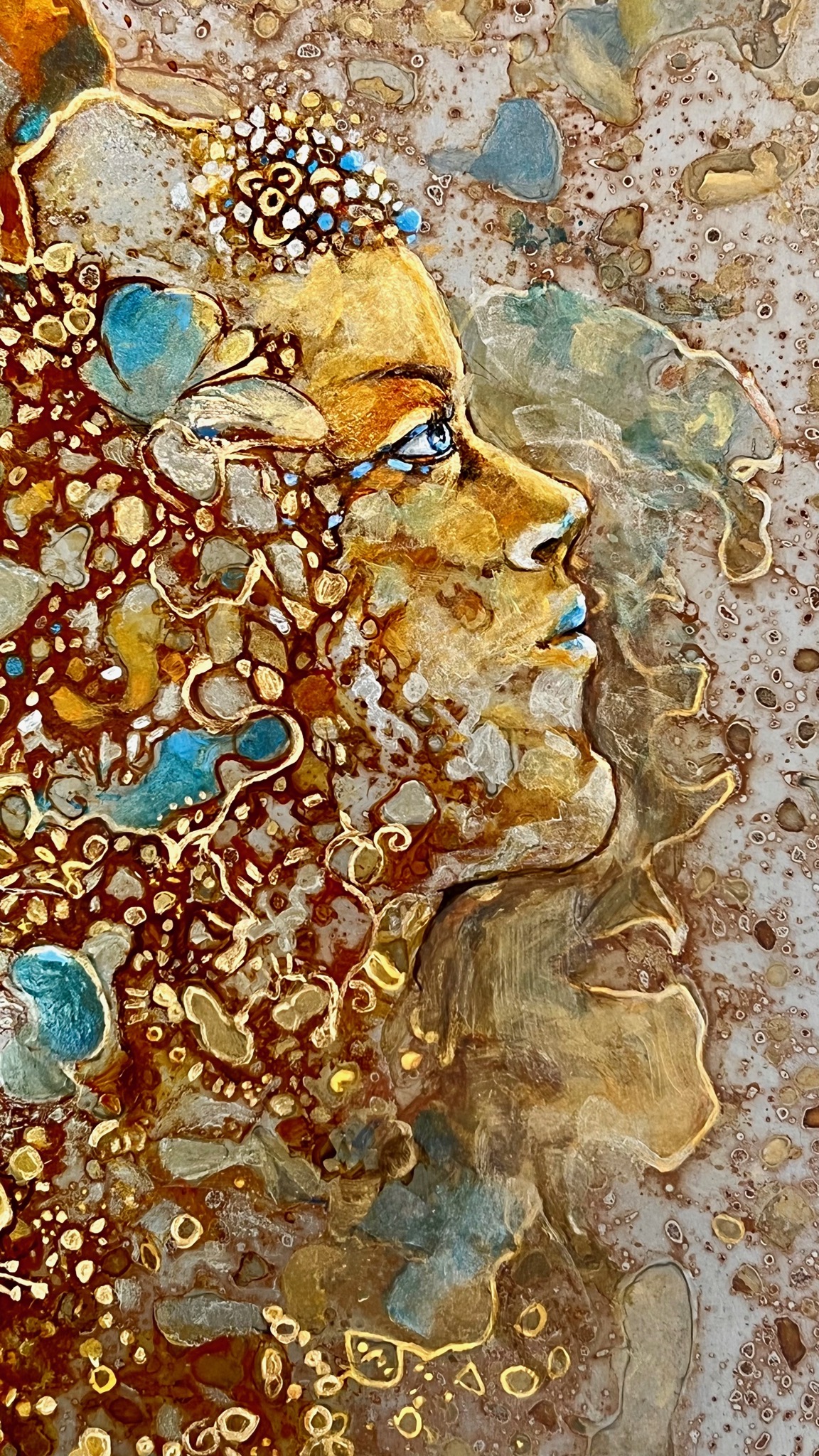 Fixation murale aimantée pour tableaux métal - Christine Lavoie, Artiste  peintre à l'Ile d'Oléron